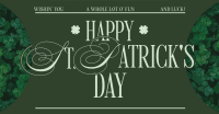 Modern Nostalgia St. Patrick's Day Greeting Facebook ad Image Preview