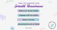 Support Small Business Facebook ad | BrandCrowd Facebook ad Maker