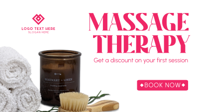 Massage Therapy Facebook Event Cover Image Preview