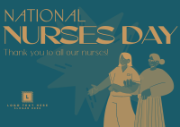 Nurses Day Appreciation Postcard Design