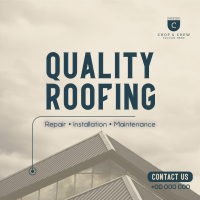 Quality Roofing Linkedin Post Image Preview
