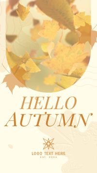 Autumn Greeting Facebook Story Design