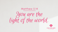 Bible Inspirational Verse Video Image Preview
