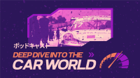 Car World Podcast Animation Design