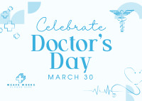 Celebrate Doctor's Day Postcard Image Preview