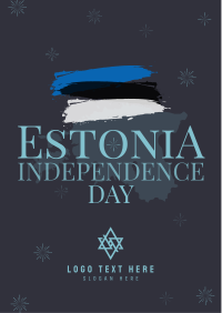 Simple Estonia Independence Day Flyer Image Preview