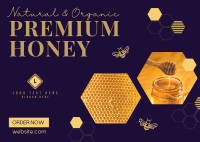 A Beelicious Honey Postcard Image Preview