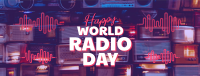Celebrate World Radio Day Facebook Cover Design