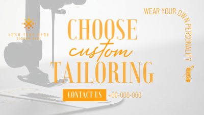 Choose Custom Tailoring Facebook event cover Image Preview
