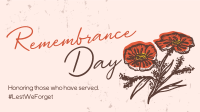 Remembrance Poppies Facebook event cover Image Preview
