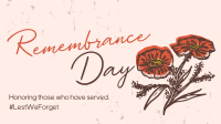 Remembrance Poppies Facebook Event Cover Image Preview