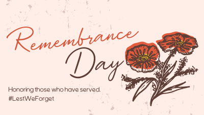 Remembrance Poppies Facebook event cover Image Preview