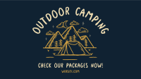 Rustic Camping Facebook event cover Image Preview