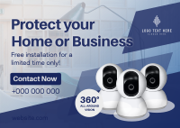 Home Security Installation Postcard Preview