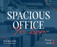 Sophisticated Office Rental Facebook Post Design