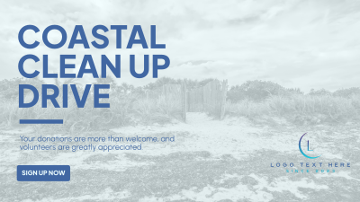 Beach Clean Up Facebook event cover Image Preview
