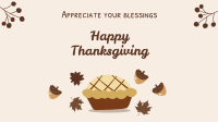 Thanksgiving Pie  Facebook Event Cover Design