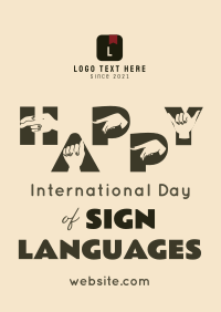 Happy Sign Poster Image Preview