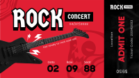 Rock & Roll Facebook Event Cover Design