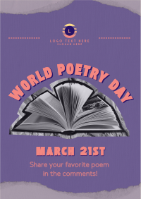 Poetry Day Book Flyer Preview