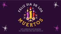 Candles for Dia De los Muertos Animation Image Preview