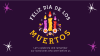Candles for Dia De los Muertos Animation Preview
