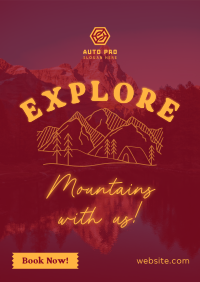 Explore Mountains Poster Image Preview