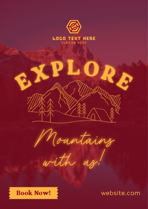 Explore Mountains Poster Image Preview