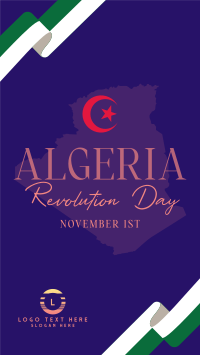 Algerian Revolution Instagram Story Design