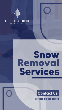 Simple Snow Removal YouTube Short Design