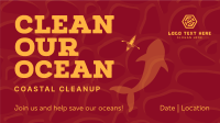 Clean The Ocean Facebook Event Cover Design