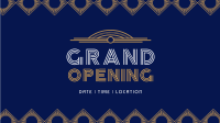 Art Deco Grand Opening Facebook Event Cover Image Preview