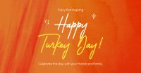 Paint Texture Thanksgiving Facebook ad Image Preview