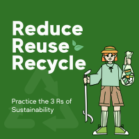 Triple Rs of Sustainability Linkedin Post Image Preview