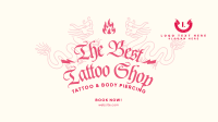 Tattoo & Piercings Facebook Event Cover Design