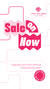 Abstract Sale Now TikTok video Image Preview