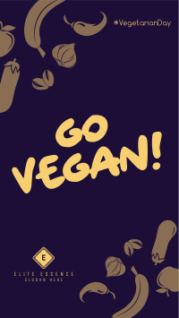 Go Vegan Facebook story Image Preview