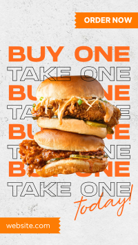 Burger Day Promo Facebook Story Design