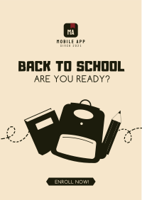 Back to School Vector Flyer Image Preview
