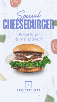 Special Cheeseburger Deal Instagram Reel Design