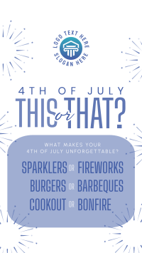 4th of July This or That Instagram reel Image Preview