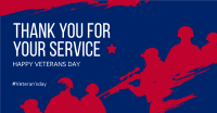 Thank You Veterans Facebook Ad Design