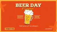 Happy Beer Facebook Event Cover Design