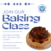 Bake Class Register Instagram Post Preview