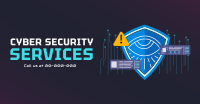 Cyber Security Services Facebook Ad Design