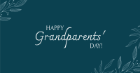 Happy Grandparents' Day Floral Facebook Ad Image Preview