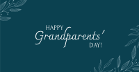 Happy Grandparents' Day Floral Facebook ad Image Preview