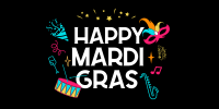 Mardi Gras Festival Twitter post Image Preview