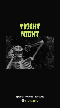 Fright Night Facebook Story Design