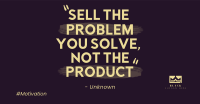 Sell the Problem Facebook ad Image Preview